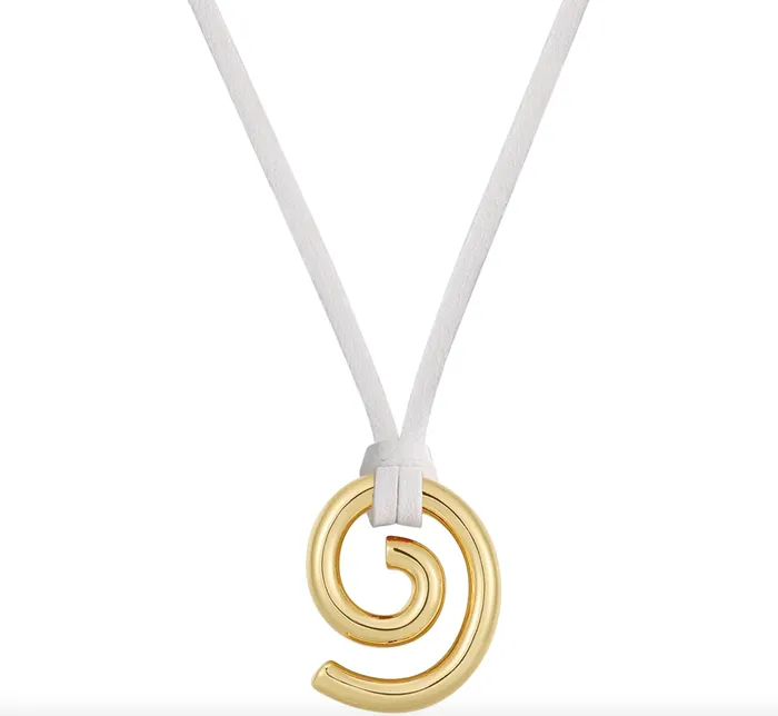 Necklaces LUV AJ The Shell Beach Pendant Necklace in White