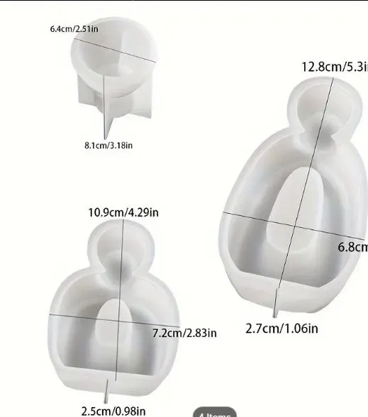 Necklaces RESIN ART HUB Family Decor Silicone Mold for Jesmonite Art