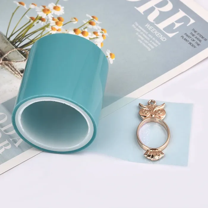Necklaces Resin Art Hub Seamless Sticky Paper Traceless Tape For Hollow Open Bezel Setting Frame Mold Charm Pendant