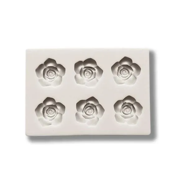 Necklaces Resin Art Hub Small Rose Shaped Silicone Molds for Candle Making