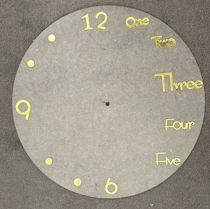 Necklaces Resinarthub Clock Numerals with Words Numbers and Dots for Resin Art
