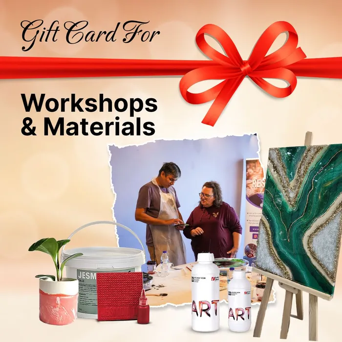 Necklaces Resinarthub Gift Card for Workshops Materials