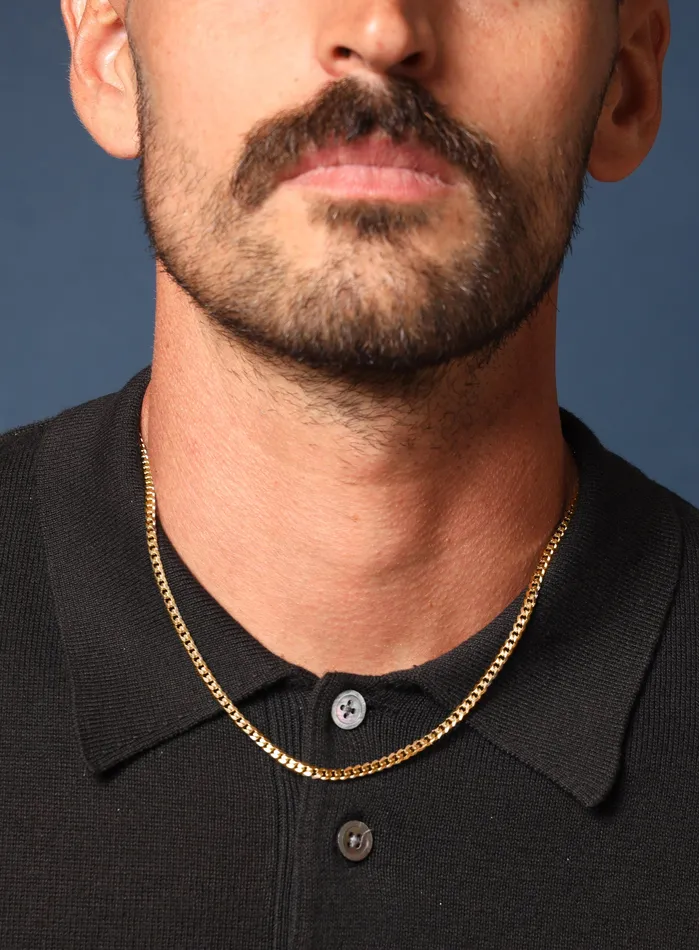 Necklaces WE ARE ALL SMITH Mens Jewelry Clothing 4mm Cuban Chain Necklace for Men
