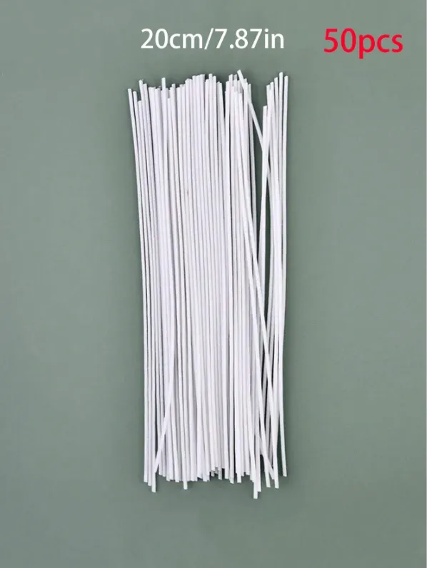 Necklaces White Colored Pre Waxed Candle Wicks for Candle Making50pcs RESIN ART HUB Necklaces White Colored Pre Waxed Candle Wicks for Candle Making50pcs RESIN ART HUB