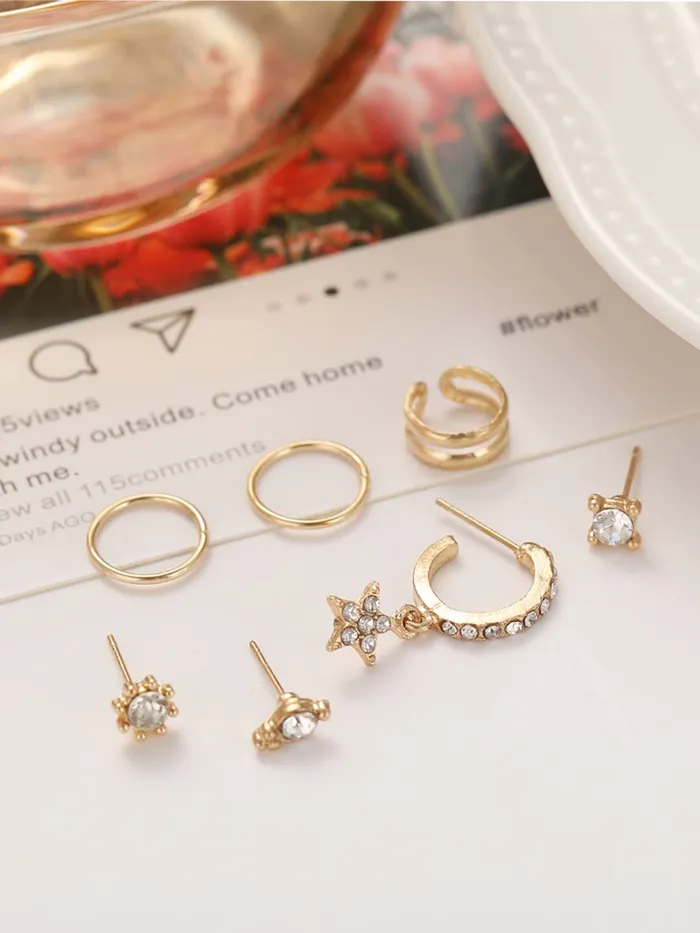 Necklaces Yellow Chimes Earrings for Women and Girls Fashion Ear Cuff Adjustable Ear Cuffs for Women Cartilage Clip on Earrings Birthday Gift for girls and women Anniversary Gift for Wife Design8 Yellow Chimes