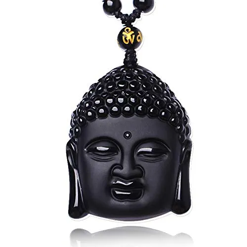 Necklaces Yellow Chimes Yellow Chimes Black Beads Necklace for WomenObsidian Hand Carved Healing Beads Yoga Reik Natural Stone God Buddha Long mala Amulet Necklace Pendant for Men and Women Necklaces Yellow Chimes Yellow Chimes Black Beads Necklace for WomenObsidian Hand Carved Healing Beads Yoga Reik Natural Stone God Buddha Long mala Amulet Necklace Pendant for Men and Women