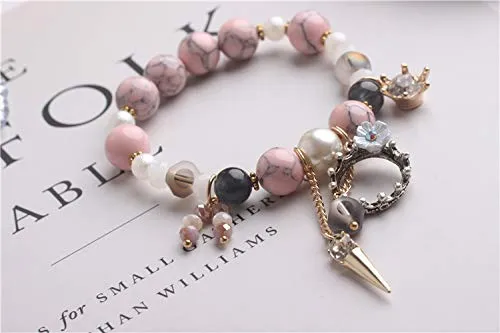 Necklaces Yellow Chimes Yellow Chimes Bohemian Beads Stylish Charm Bracelet for Girls and Women