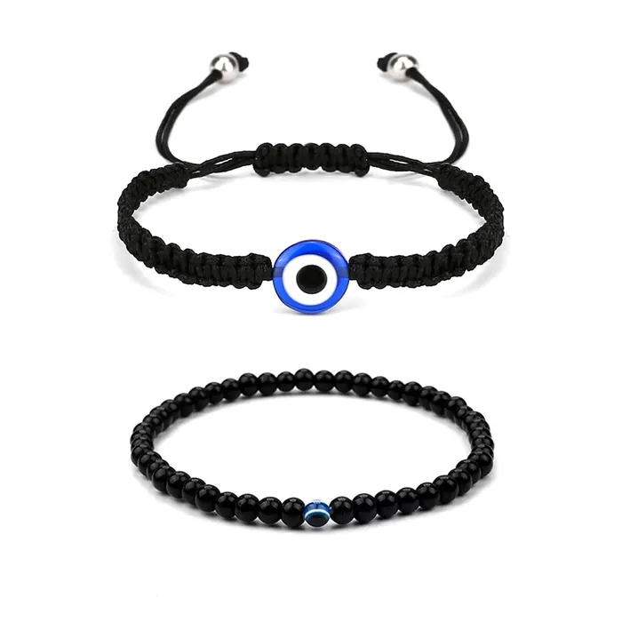 Necklaces Yellow Chimes Yellow Chimes Bracelet for Men and Women 2 Pcs of Black Beads Evil Eye Nazariya Style Bracelets for Boys and Girls Birthday Gift for Girls and Women Anniversary Gift for Wife and Husband Necklaces Yellow Chimes Yellow Chimes Bracelet for Men and Women 2 Pcs of Black Beads Evil Eye Nazariya Style Bracelets for Boys and Girls Birthday Gift for Girls and Women Anniversary Gift for Wife and Husband