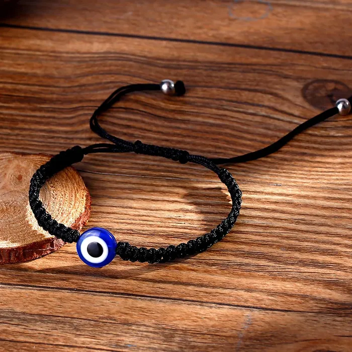 Necklaces Yellow Chimes Yellow Chimes Bracelet for Men and Women 2 Pcs of Black Beads Evil Eye Nazariya Style Bracelets for Boys and Girls Birthday Gift for Girls and Women Anniversary Gift for Wife and Husband