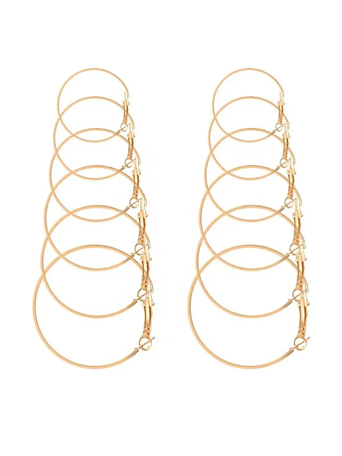 Necklaces Yellow Chimes Yellow Chimes Earrings for Women and Girls Fashion Golden Hoop Earrings 6 Pairs Gold Toned Geometric Hoops Earring Set Birthday Gift for Girls Women Anniversary Gift for Wife Necklaces Yellow Chimes Yellow Chimes Earrings for Women and Girls Fashion Golden Hoop Earrings 6 Pairs Gold Toned Geometric Hoops Earring Set Birthday Gift for Girls Women Anniversary Gift for Wife