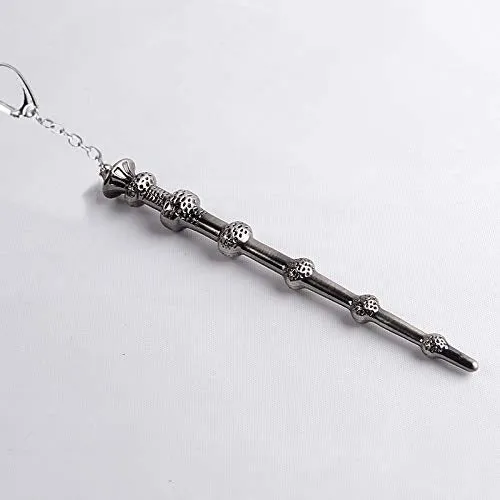 Necklaces Yellow Chimes Yellow Chimes Harry Potters Headmaster Dumbledore Hermione Bone Magical Elder WandStick Metal Key Chain For Boys And Girls