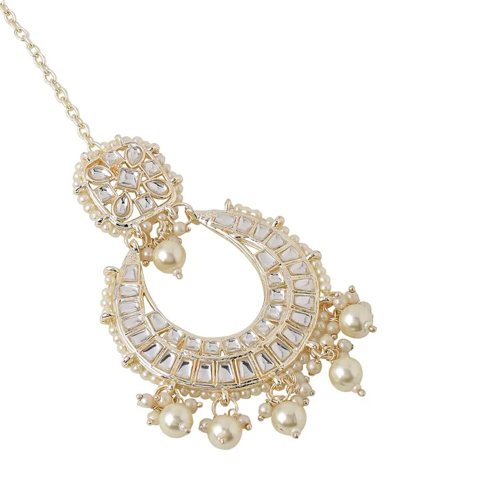 Necklaces Yellow Chimes Yellow Chimes Jewellery Set for Women and Girls Traditional Kundan Necklace Set Gold Plated Kundan Choker Necklace Set Birthday Gift for girls and women Anniversary Gift for Wife