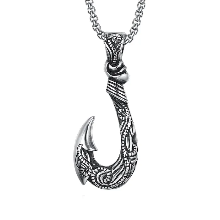 Necklaces Yellow Chimes Yellow Chimes Pendant for Men and Boys Silver Pendants For Men Stainless Steel Powerful Hook Sign Pendant Chain for Men Birthday Gift for Men and Boys Anniversary Gift for Husband Necklaces Yellow Chimes Yellow Chimes Pendant for Men and Boys Silver Pendants For Men Stainless Steel Powerful Hook Sign Pendant Chain for Men Birthday Gift for Men and Boys Anniversary Gift for Husband
