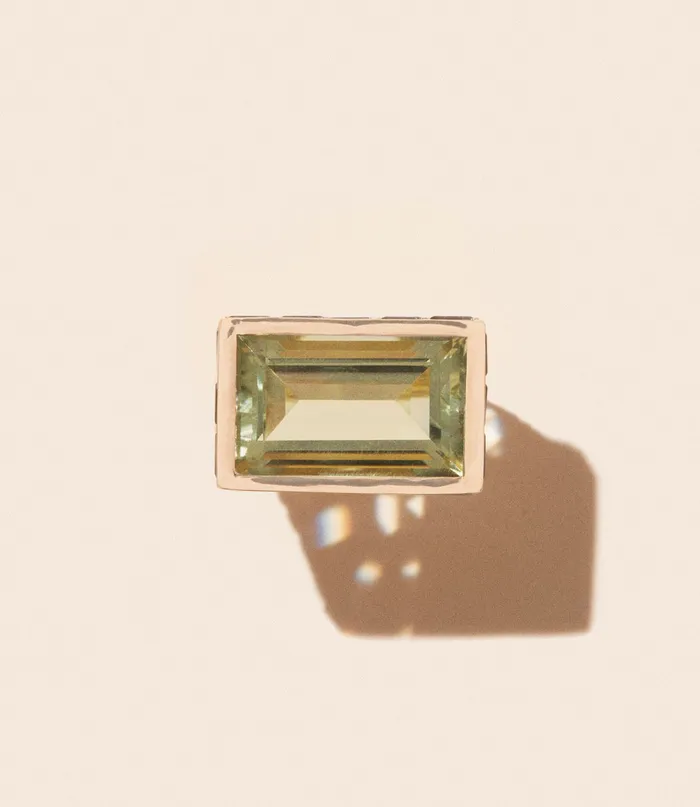 Pascale Monvoisin Rings Poppy Ring Green Amethyst