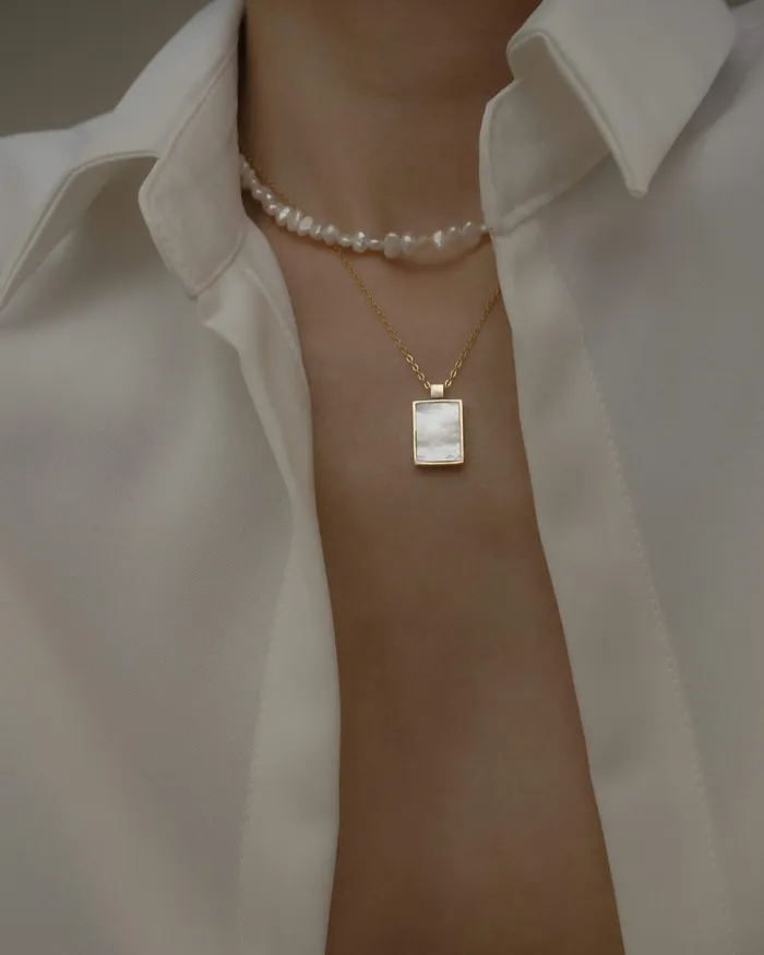 Pelagia Mother of Pearl Necklace MYJN Necklaces