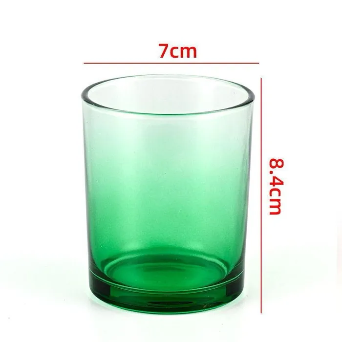 RESIN ART HUB Necklaces Dual Color Candle Jar with Wooden Lid for Candle Making 200ml