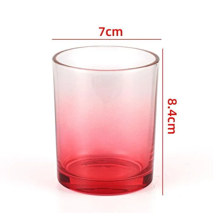 RESIN ART HUB Necklaces Dual Color Candle Jar with Wooden Lid for Candle Making 200ml
