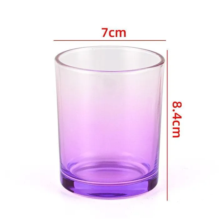 RESIN ART HUB Necklaces Dual Color Candle Jar with Wooden Lid for Candle Making 200ml