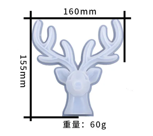 RESIN ART HUB Necklaces Eric Shaped Silicone Molds for Jesmonite Art