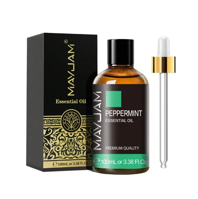 RESIN ART HUB Peppermint Flavored Essential oil for Candle Making 100ml Necklaces RESIN ART HUB Peppermint Flavored Essential oil for Candle Making 100ml Necklaces