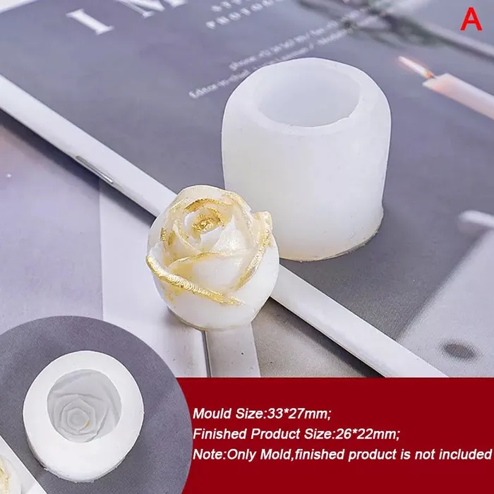 Resinarthub Earrings Flower 3D Shape Silicon Mold