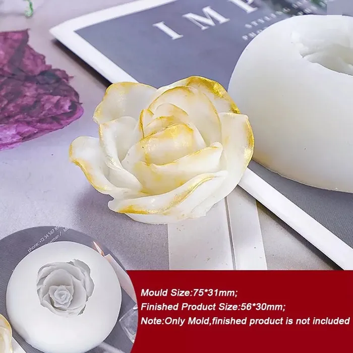 Resinarthub Earrings Flower 3D Shape Silicon Mold