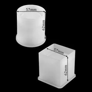 Resinarthub Earrings Small Candle Holder or Pen Holder Silicone Mold