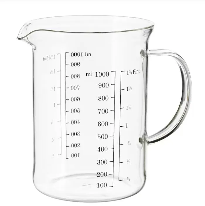 Resinarthub Glass Measuring Jar for Candle Making Necklaces