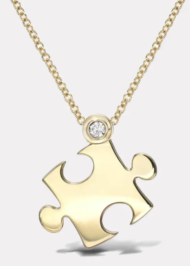 Retrouvai Necklaces MINI IMPETUS PUZZLE PENDANT