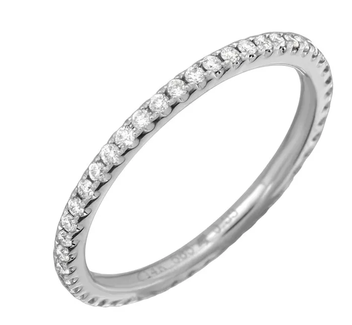 Rings Alev Pave Eternity Band