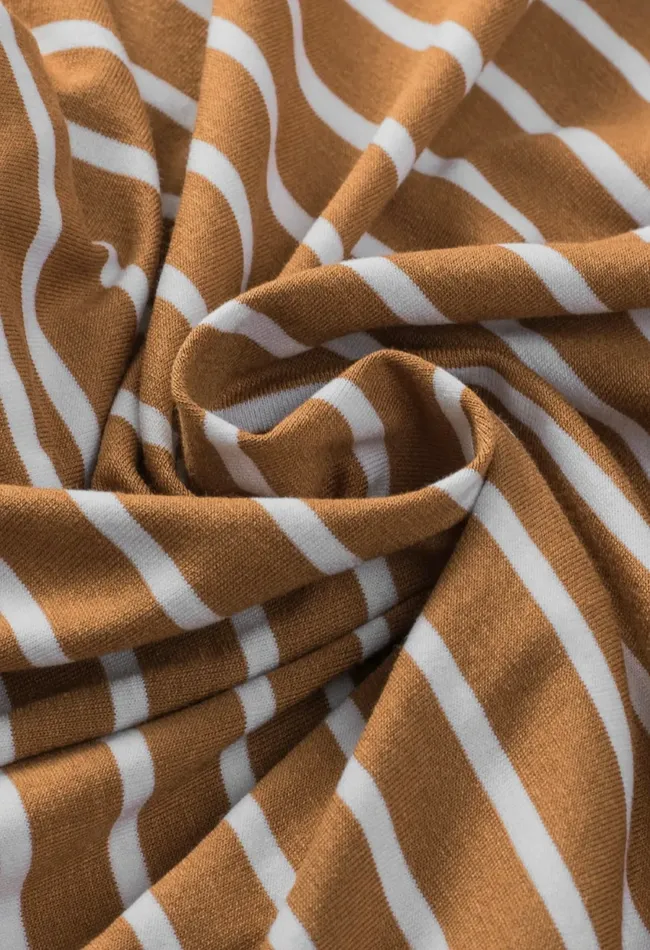 Rings Lalaloo Stripe Open Front Cardigan Cafe Brown