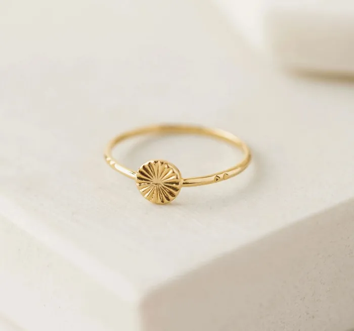 Rings Lovers Tempo Everly Circle Ring Gold