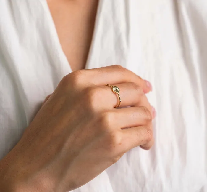 Rings Lovers Tempo Everly Circle Ring Gold