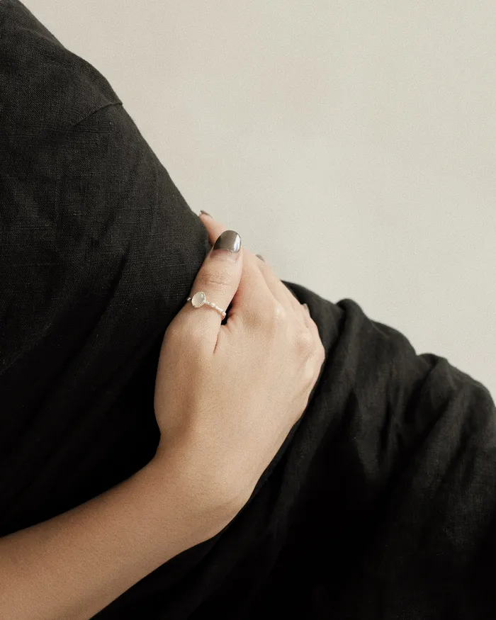 Rings MYJN Cele White Chalcedony Ring