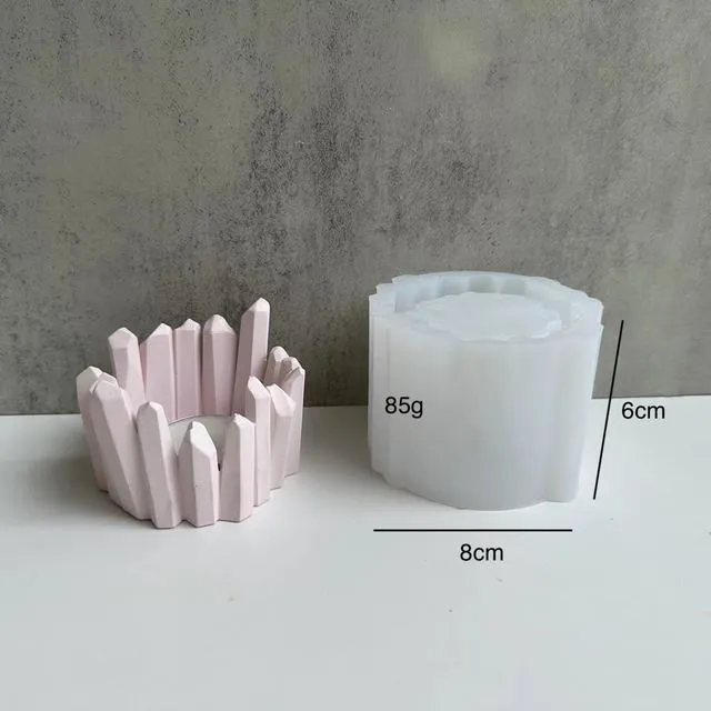 Rings Resin Art Hub Round Succulent Flower Pot