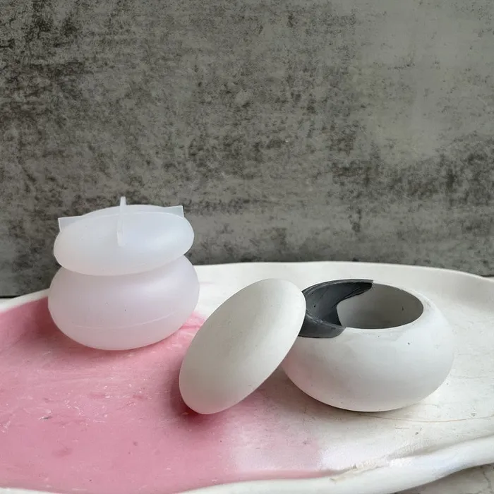 Rings Resinarthub Round Storage Tank Silicone Mold