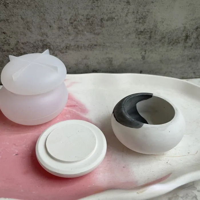 Rings Resinarthub Round Storage Tank Silicone Mold