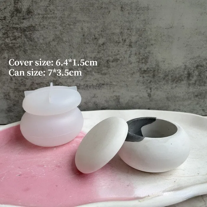 Rings Resinarthub Round Storage Tank Silicone Mold