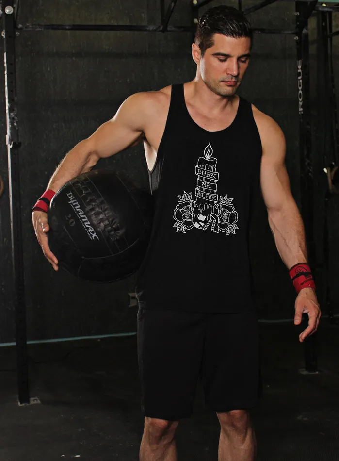 Rings WE ARE ALL SMITH Burn Me Alive Unisex Tank Top