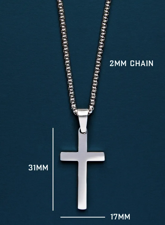 Rings WE ARE ALL SMITH Mens Jewelry Clothing Waterproof Large Mens Silver Cross