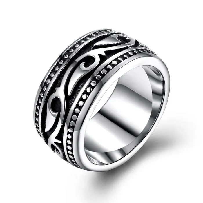 Rings Yellow Chimes Heavy Band Silver Oxidized FingerThumb Stainless Steel Ring for Men and Boys Yellow Chimes Rings Yellow Chimes Heavy Band Silver Oxidized FingerThumb Stainless Steel Ring for Men and Boys Yellow Chimes