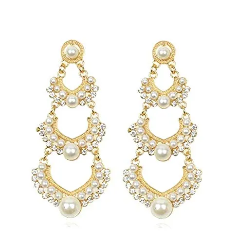Rings Yellow Chimes Yellow Chimes Danglers Earrings for Women Traditional Pearl Gold Plated Long Danglers Earrings for Women and Girls Rings Yellow Chimes Yellow Chimes Danglers Earrings for Women Traditional Pearl Gold Plated Long Danglers Earrings for Women and Girls