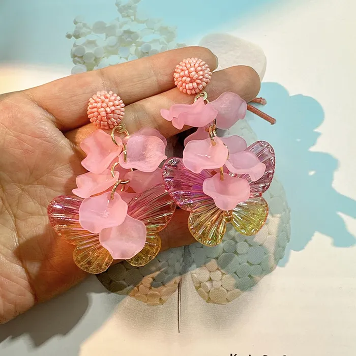Rings Yellow Chimes Yellow Chimes Earrings for Women and Girls Drop Earrings for Women Pink Butterfly Earrings for Girls Birthday Gifts for Women Anniversary Gift For Wife