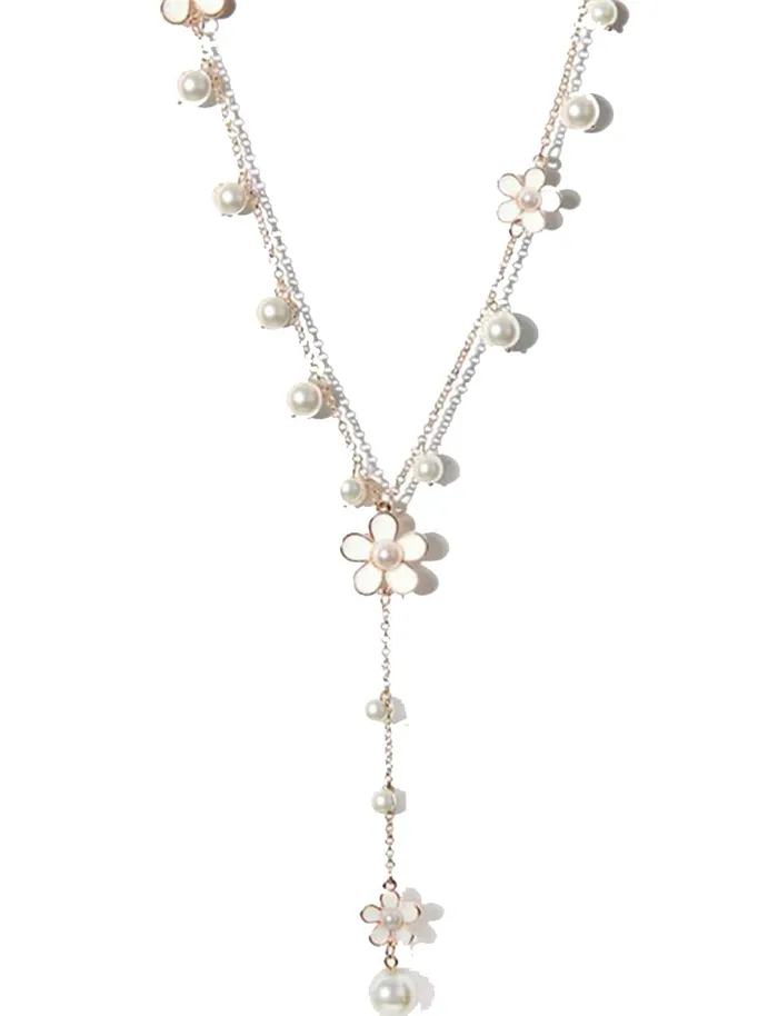Rings Yellow Chimes Yellow Chimes Long Chain Necklace for Women Floral Pearl Fashion Long Chain Necklace Pendant for Women and Girls Rings Yellow Chimes Yellow Chimes Long Chain Necklace for Women Floral Pearl Fashion Long Chain Necklace Pendant for Women and Girls