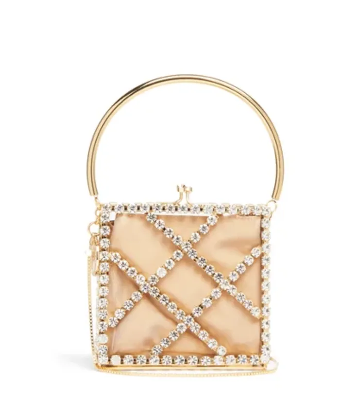 Rosantica Earrings Garofano crystalembellished clutch bag
