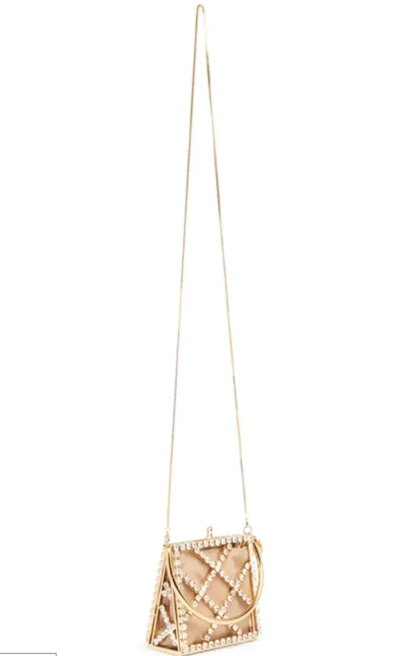 Rosantica Earrings Garofano crystalembellished clutch bag Rosantica Earrings Garofano crystalembellished clutch bag