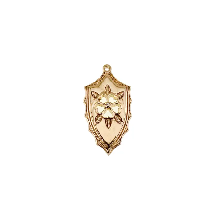 Rose Shield Lingua Earrings