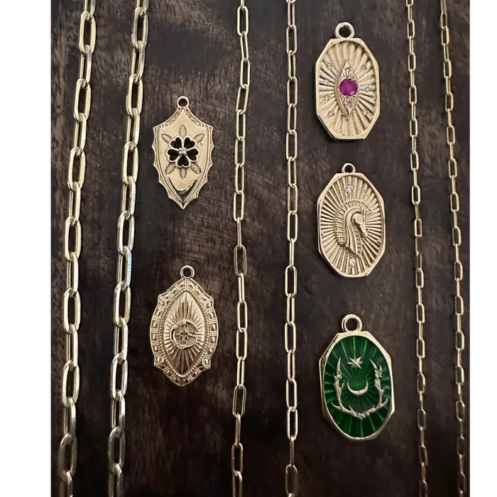Rose Shield Lingua Earrings