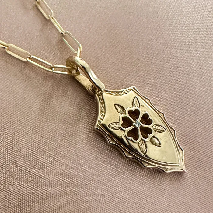 Rose Shield Lingua Earrings