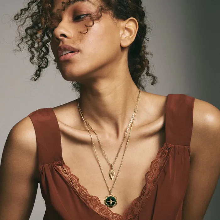 Rose Shield Lingua Earrings